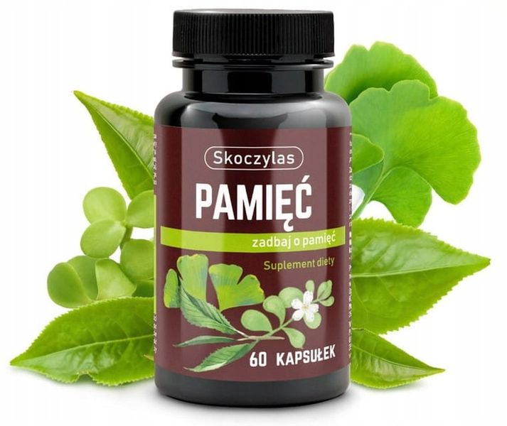 SKOCZYLAS Pamięć Zadbaj O Pamięć 60caps BACOPA zdjęcie 2