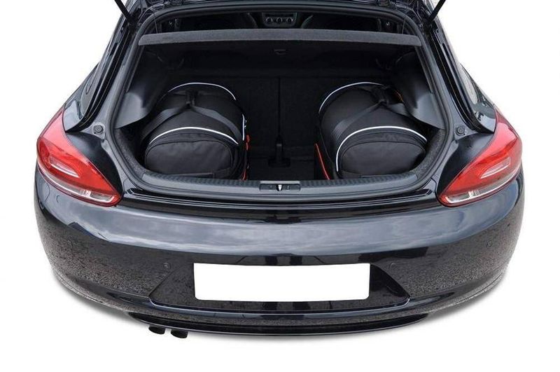 VW SCIROCCO 2008-2017 TORBY DO BAGAŻNIKA 4 SZT KJUST zdjęcie 3