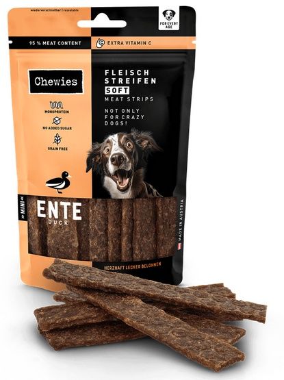 Chewies Meat Strips Soft Mini Kaczka 70g zdjęcie 1