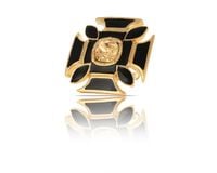 pierścionek z krzyżem maltańskim z kolekcji maltese (r23/jes/31au)