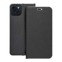 Kabura LUNA Book Carbon do IPHONE 15 Plus czarny