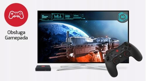 Techbite Flix Smart Box Tv 4K Android Tv + Gamepad na Arena.pl
