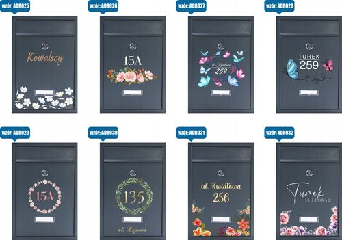 METALOWA ORYGINALNA SKRZYNKA POCZTOWA na listy POCZTA elegancka NADRUK UV na Arena.pl