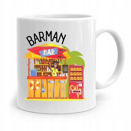 Kubek Prezent Dla Barmana Barman Bartender Z Nadrukiem Ze Zdjęciem na Arena.pl