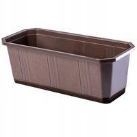 KADAX Skrzynka Doniczka Balkonowa 40cm Brązowa