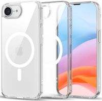 tech-protect flexair hybrid magsafe iphone 16e clear