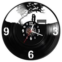 Zegar ścienny z płyty winylowej Miłość 253.14