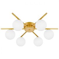 ŻYRANDOL LED G9 BALI-10 ZŁOTY 20W STAL SZKŁO NOWOCZESNY