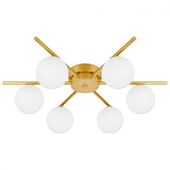 ŻYRANDOL LED G9 BALI-10 ZŁOTY 20W STAL SZKŁO NOWOCZESNY