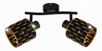 SPOT LISTWA REALITY THIAGO 838402-02 E14 REFLEKTORY CZARNA