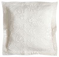 Poszewka 40x40 do narzuty Flower Greno kremowa