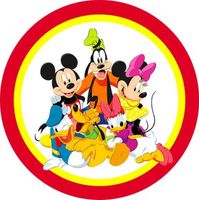 Opłatek na tort Urodziny Myszka Miki Mini Myszki Roczek