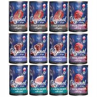 WAFI KARMA MOKRA DLA PSA MIX SMAKÓW 12x400G 65% MIĘSA