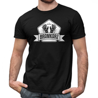 Bramkarz - męska koszulka na prezent dla taty S Czarny T-shirt - męski