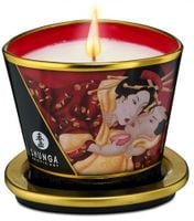 massage candle strawberry sparkling wine