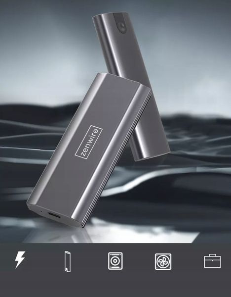 Obudowa na dysk SSD NVME SATA PCIe M.2 USB-C HUB Adapter Kieszeń dysku M2 zdjęcie 11