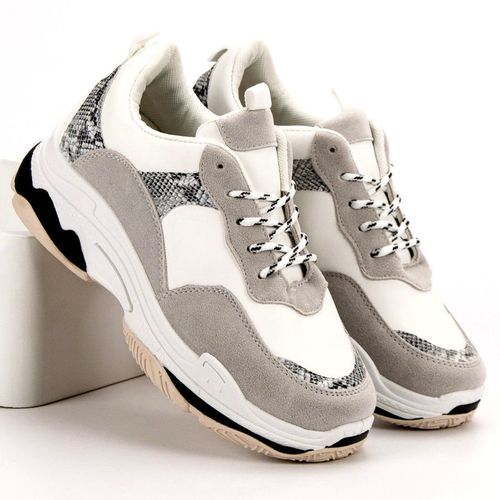 Białe Sneakersy Ze Wzorem r.38 na Arena.pl