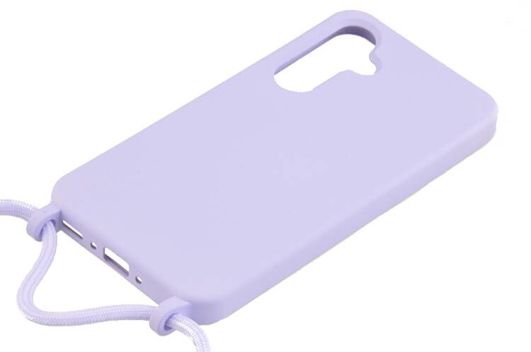 Etui ze sznurkiem RCK do Samsung Galaxy A35 5G fioletowy zdjęcie 2