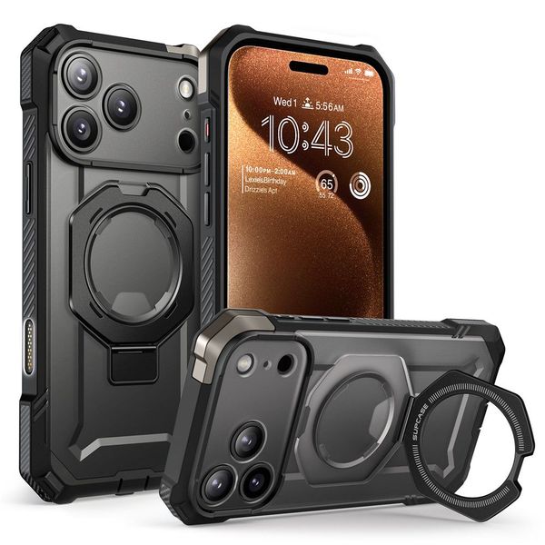 Etui Supcase UB Grip Mag do iPhone 17 Pro Max Czarne zdjęcie 1