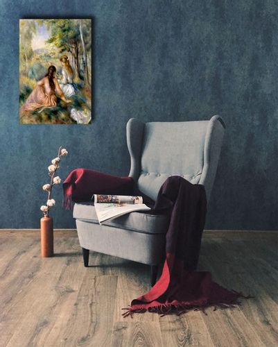 In the Meadow, Auguste Renoir - obraz na płótnie 70x100 cm na Arena.pl