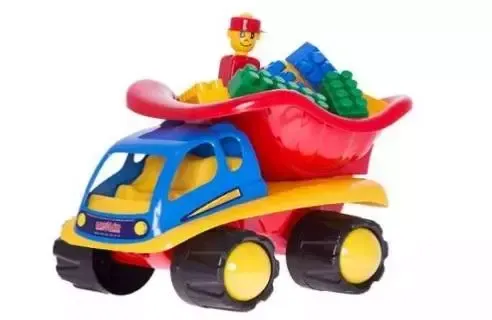 Samochód wywrotka z klockami zdjęcie 1