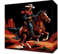 Obraz 30x30cm Galop przez Prerię