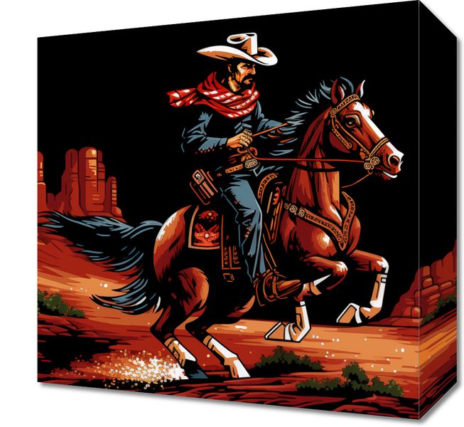 Obraz 30x30cm Galop przez Prerię zdjęcie 1