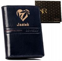 Portfel Z GRAWEREM marka LOREN własny napis SKÓRA