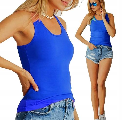 Bluzka TOP TANK gładka , jakość, BASIC r 42(XL) na Arena.pl