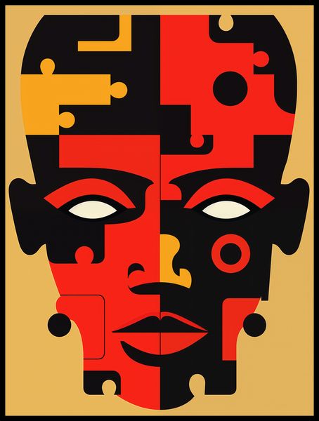 Plakat 60x80cm Puzzle Tożsamości zdjęcie 2
