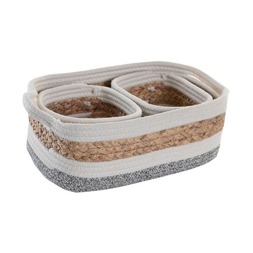 Pudełko ozdobne DKD Home Decor Naturalne Włókno 33 x 23 x 13 cm na Arena.pl