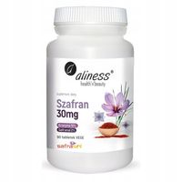 Aliness SZAFRAN EKSTRAKT 30 mg 90 tabletek DEPRESJA Libido EMOCJE NASTRÓJ