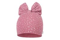 Broel BIRA czapka na wiosnę kokarda brudny róż 46-48