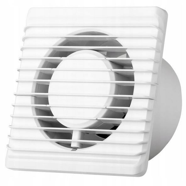Wentylator ścienny standardowy biały125 łazienkowy zdjęcie 1