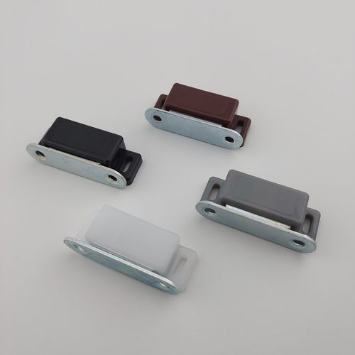 10x ZATRZASK MEBLOWY MAGNES DO DRZWI ZAMEK DO MEBLI MOCNY BIAŁY na Arena.pl