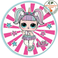 Opłatek na tort lol Suprise