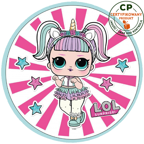 Opłatek na tort lol Suprise zdjęcie 1