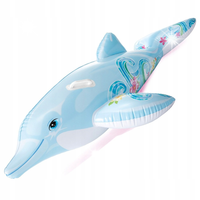DMUCHANY DELFIN DO PŁYWANIA MATERAC INTEX 58535