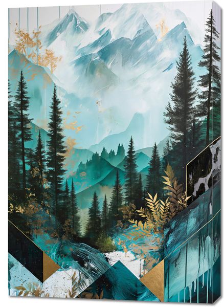 Obraz 70x100cm Przeplatane Krajobrazy zdjęcie 1