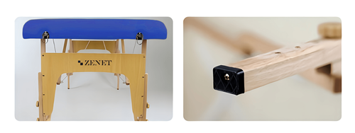 Stół do masażu ZENET drewniany - rozkładany, regulowany, profesjonalny na Arena.pl