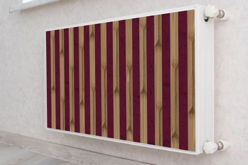 Mata Magnetyczna Na Grzejnik Lamele 3D Imitacja Drewna 80cm x 60cm na Arena.pl