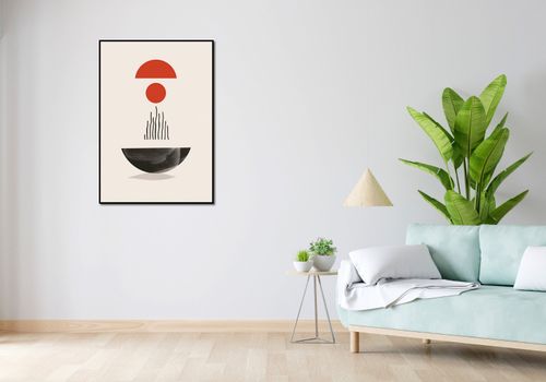 Plakat 70x100cm Półokrągła Forma na Arena.pl