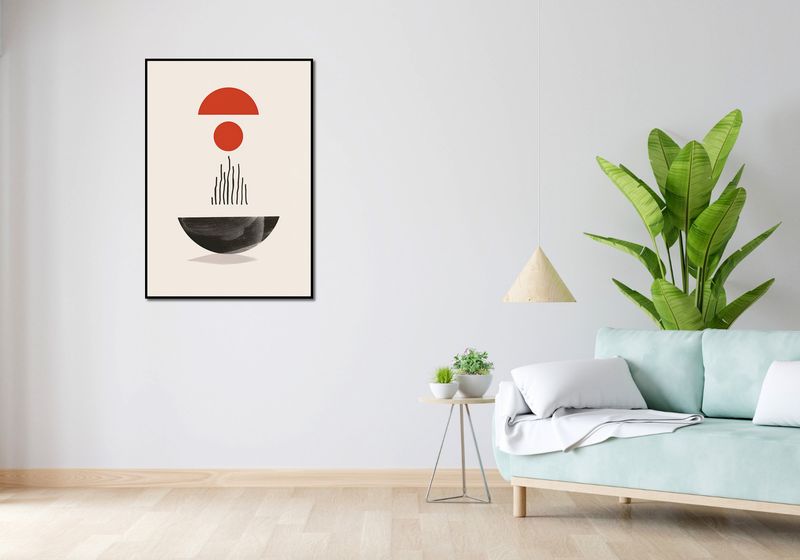 Plakat 70x100cm Półokrągła Forma zdjęcie 4