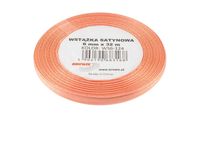 WSTĄŻKA SATYNOWA 6MM X 32M WS6-124 BREWIS ŁOSOSIOWA 5906190683168