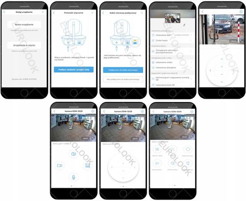 Obrotowa Kamera WiFi Zewnętrzna Bezprzewodowa 5MPX 5MP Alarm Czujnik Ruchu na Arena.pl