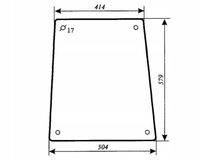 Szyba boczna - bok FENDT Farmer 200S 294810040300