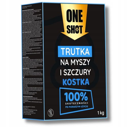 ONESHOT NA MYSZY SZCZURY KOSTKA trutka 1Kg BROMA na Arena.pl
