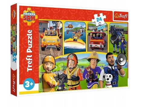 Puzzle 24 Maxi Strażak Sam I Przyjaciele 14356 na Arena.pl