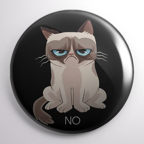 Przypinka Grumpy Cat na Arena.pl