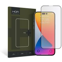 SZKŁO HARTOWANE HOFI GLASS PRO+ NA IPHONE 14 PRO MAX CZARNE - 9H OCHRONA